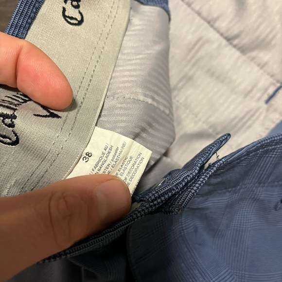 Callaway Mens Blue Golf Shorts Size 38 - Picture 2 of 3